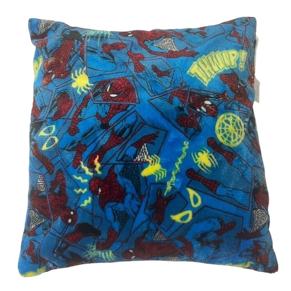 Spiderman Spidey Sense Web Plush Sofa Bed Throw Pillow Marvelsp